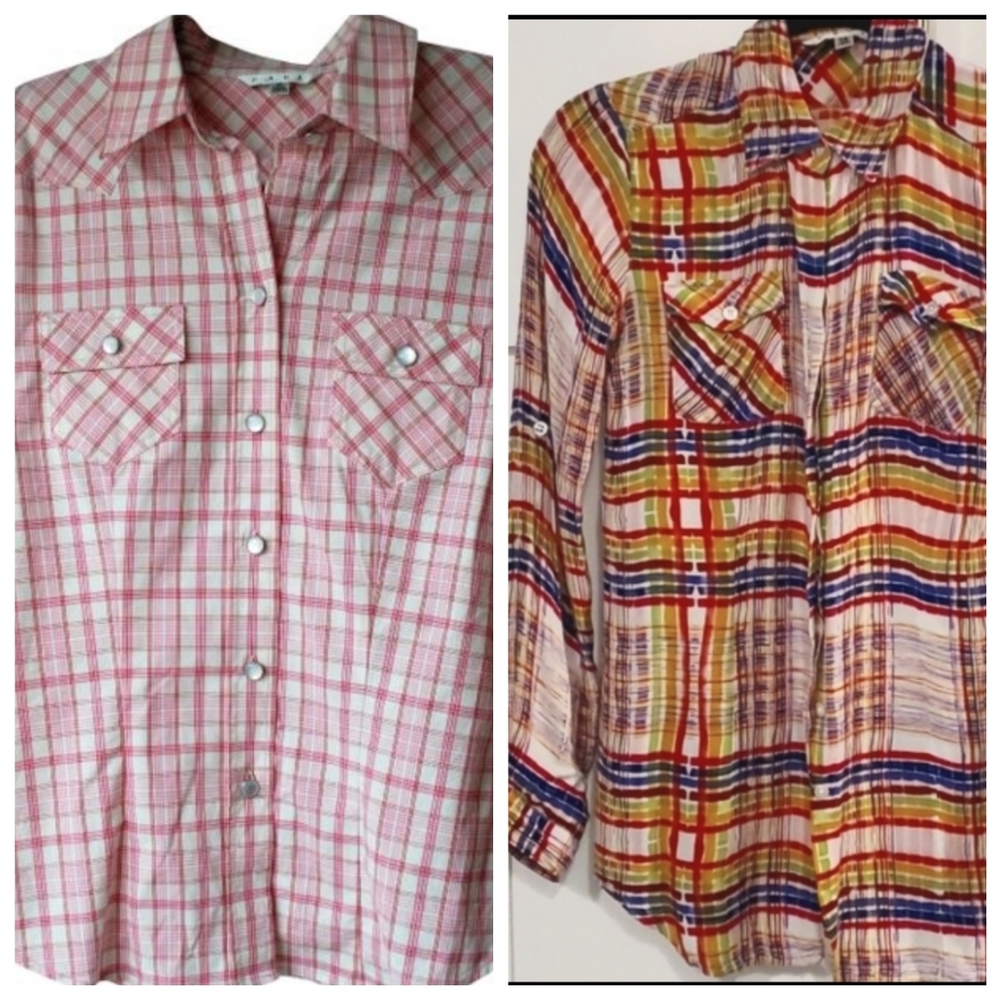 SOLD ---> CAbi shirt bundle XS/S.